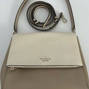 Kate Spade Beige and Taupe Shoulder Bag